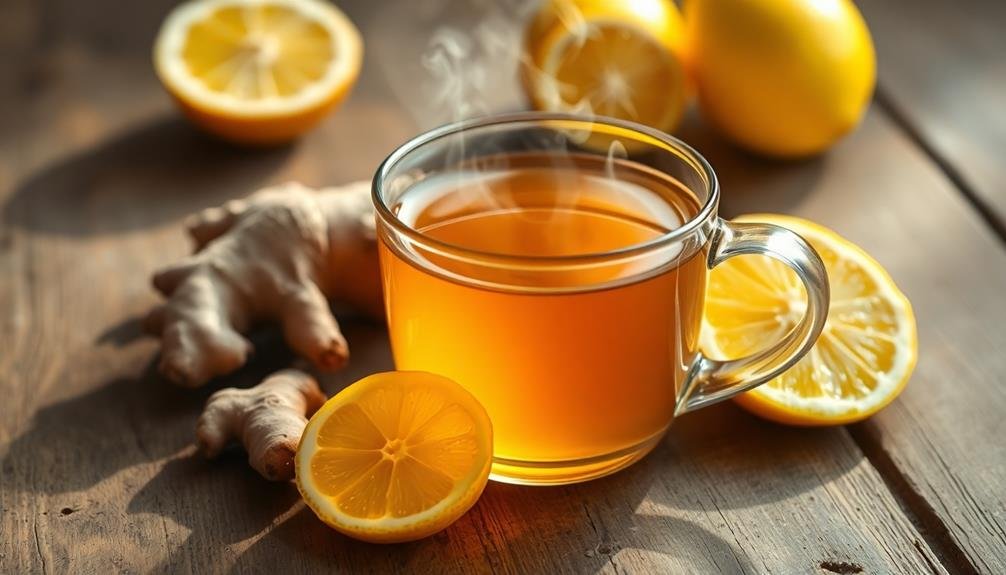 zesty ginger lemonade boost