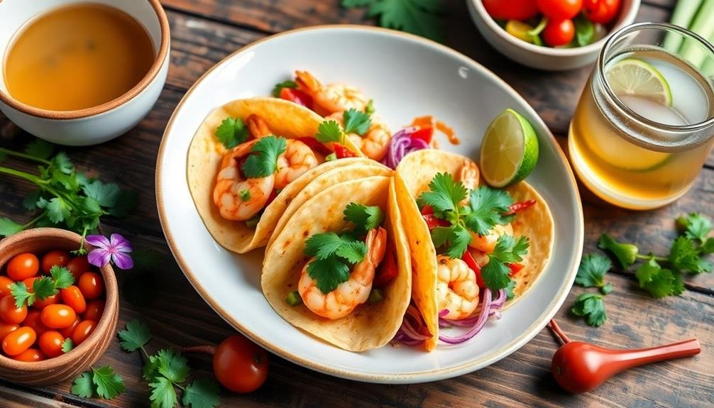 zesty shrimp taco delight