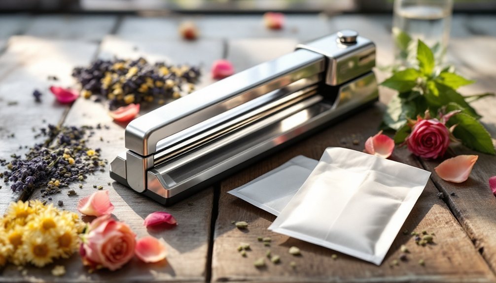 diy herbal tea sealing