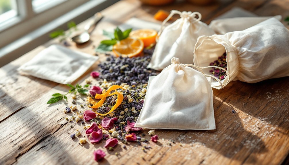 top empty tea bags