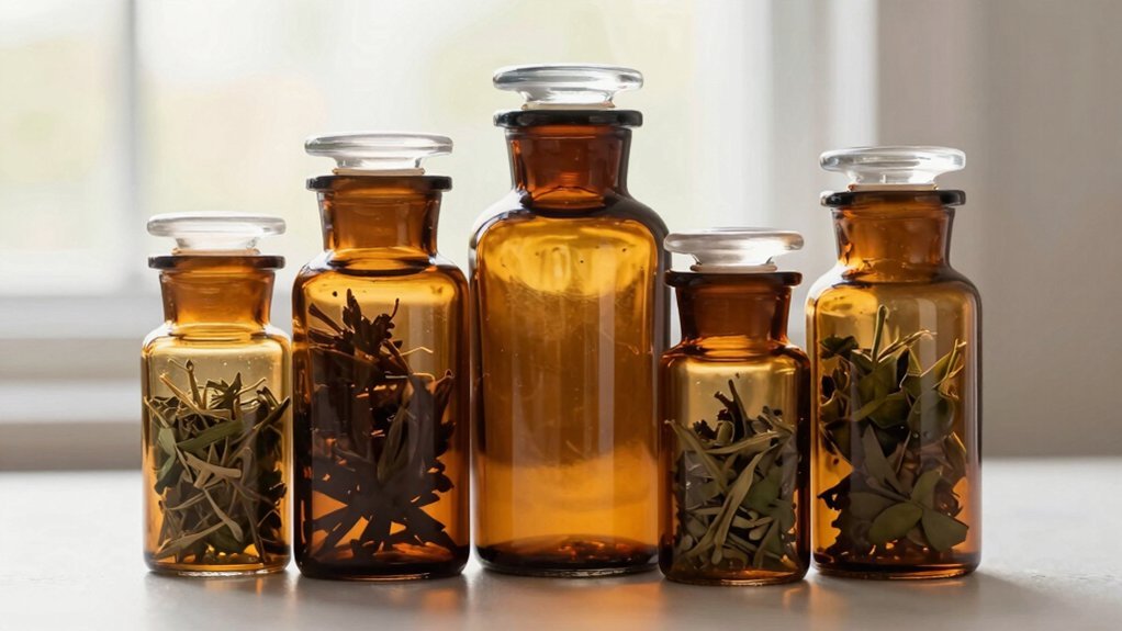 5 Best Amber Glass Apothecary Jars for Herb Preservation in 2026